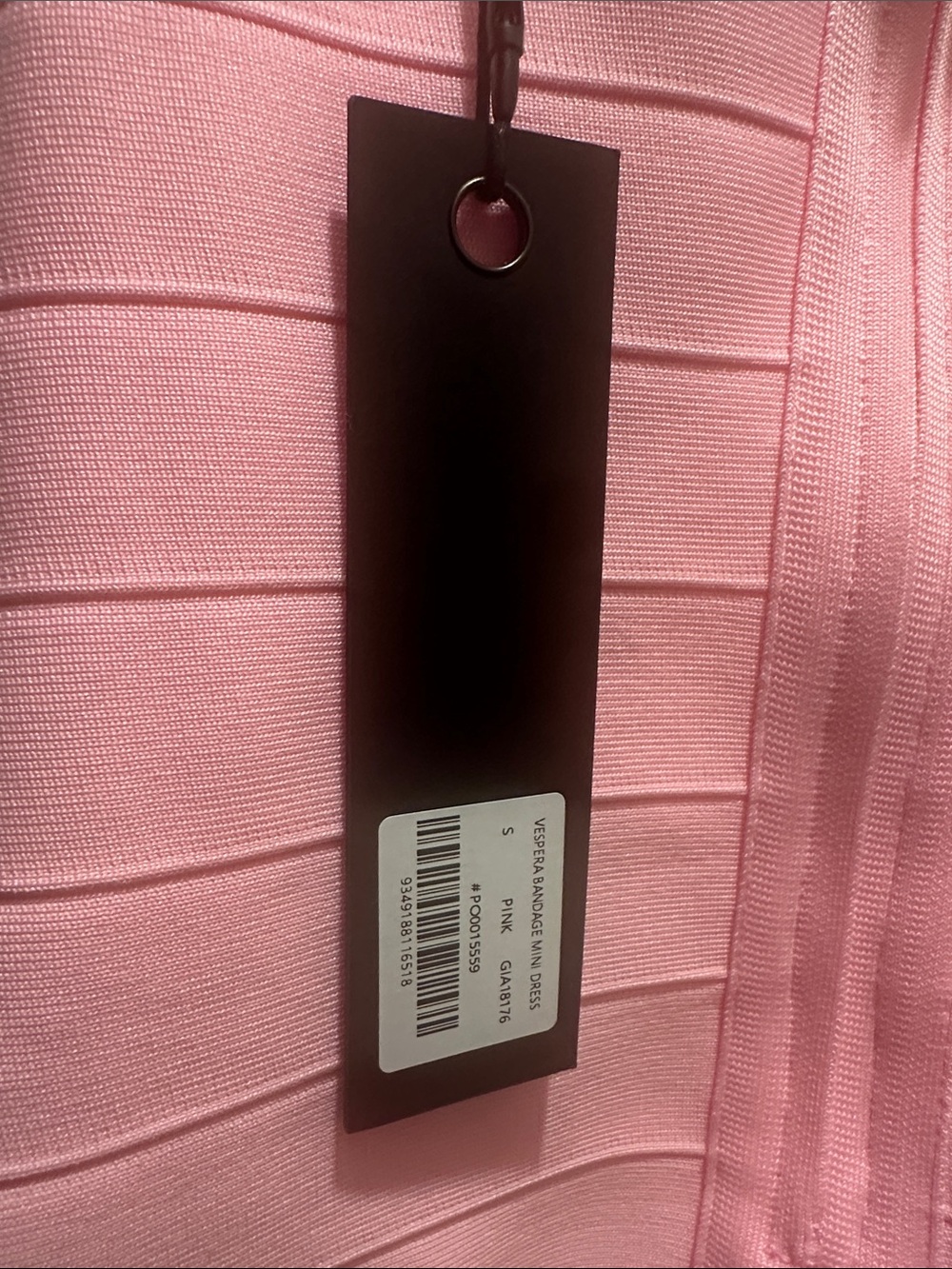 I.AM.GIA Pink Bandage Halter Mini Dress - Picture 3 of 3